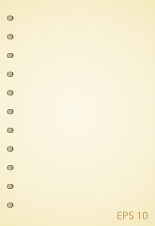 Old Grunge Notebook Vectorのイラスト素材