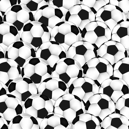 Vector seamless texture on a soccer themeのイラスト素材