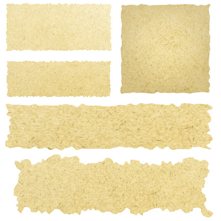 ripped pieces of paperのイラスト素材