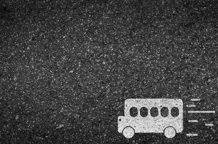 Bus road and asphalt background texture with some fine grain in it of vectorのイラスト素材