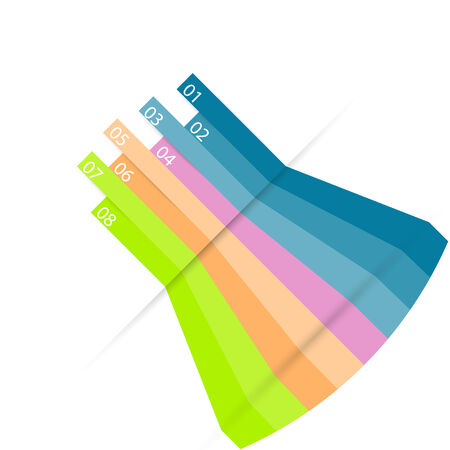 vector web design template - horizontal lines in perspectiveのイラスト素材