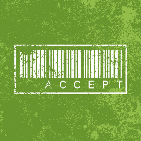 accept vintage abstract grunge red background, illustrationの写真素材