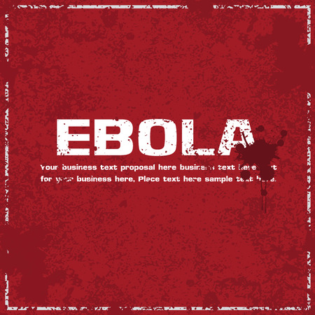 ebola virus concept abstract grunge background, vector illustrationのイラスト素材