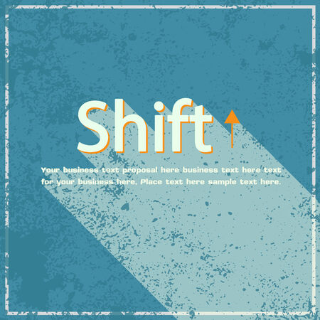 shift abstract grunge blue background, vector illustrationのイラスト素材