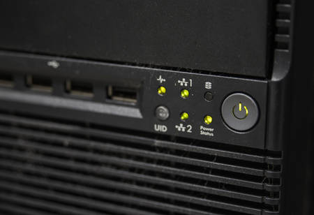 Status running of Storage Serverの写真素材