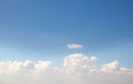 Cloudy blue sky abstract background