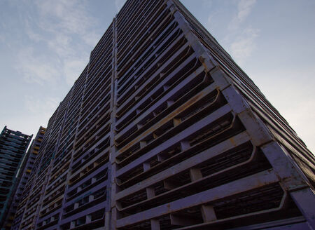 Rectangular metal pipe for to pieces.の写真素材