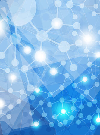 blue abstract background, vector illustrationのイラスト素材
