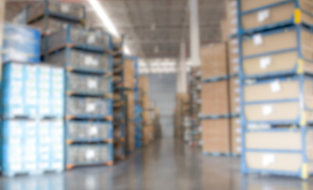 factory warehouse for appearance blurの写真素材