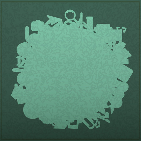 Back to School on Empty realistic green board Seamless children background, illustration vectorのイラスト素材