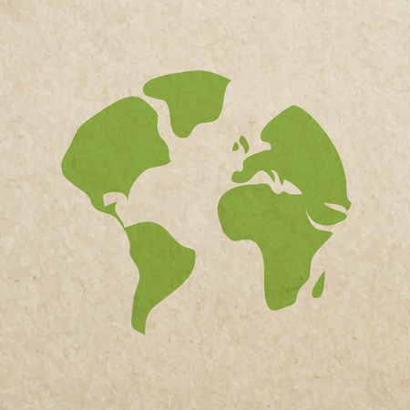 Vector world grunge paper texture, distressed backgroundのイラスト素材