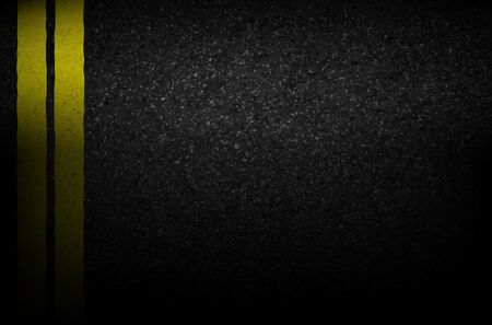 Asphalt texture with road markings background