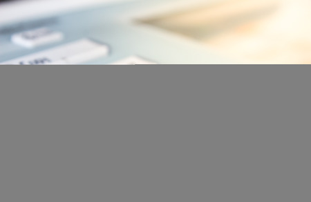 Office life, fax, copy machine, start button close upの写真素材