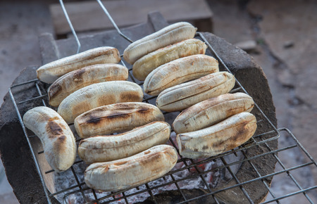 Banana toast.の写真素材