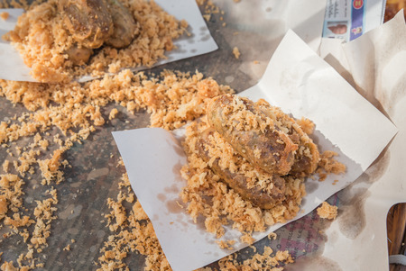 fried bananaの写真素材