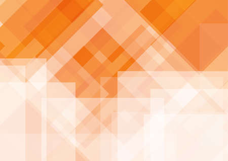 Abstract orange illustration with Rectangle. vector illustrationのイラスト素材