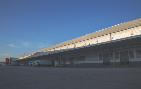 Warehouse during the early morning hours