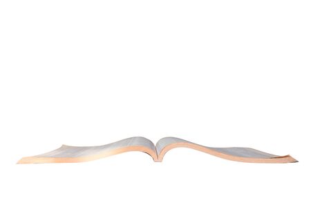 Open book isolated on backgroundの写真素材