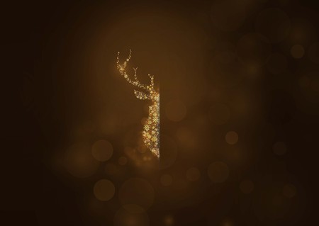 Happy new year gold color background. vector illustrationのイラスト素材