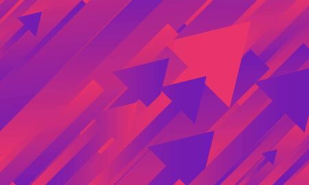 Colorful geometric background square dynamic shapes composition purple and pink vector designのイラスト素材