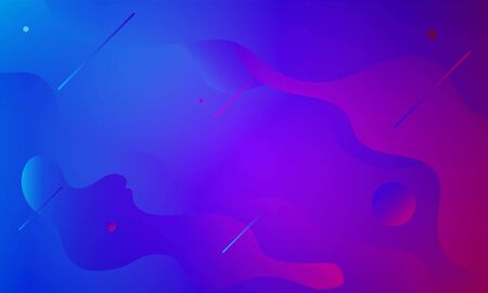 Abstract Purple mixed blue background Trendy gradient shapes composition vector designのイラスト素材