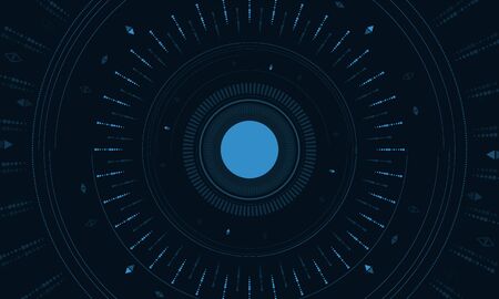 Abstract Light out technology background Hitech communication concept innovation background  vector designのイラスト素材