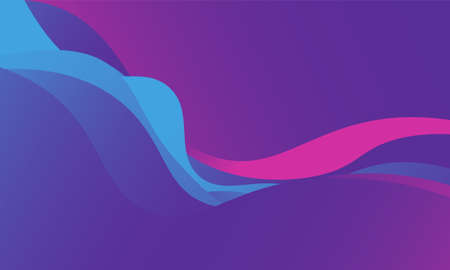 Wave Abstract Colorful geometric background. Trendy gradient shapes composition. Cool background...
