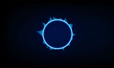 Abstract wave Futuristic blue infographics as head-up display. Use it as template for your vector designのイラスト素材