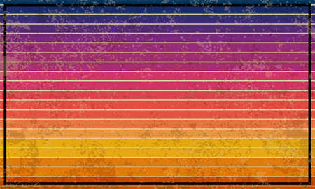 Sunset of Summer vintage art background vector design.のイラスト素材