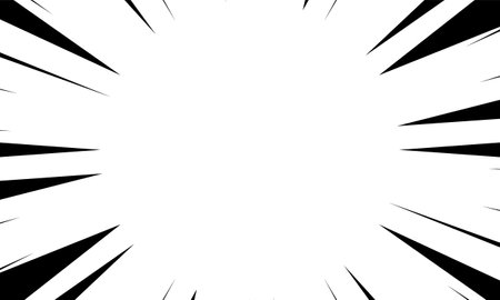 White abstract background with futurisctic and modern and black ray burst style speed vector designのイラスト素材