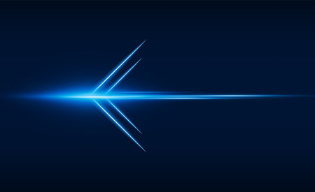 Abstract arrow speed Light out technology background Hitech communication concept innovation background,  vector designのイラスト素材