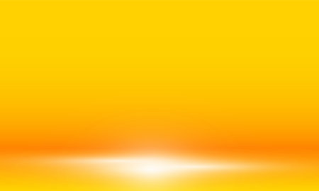 Abstract orange and yellow gradient blurred background with copy space. Vector illustration.のイラスト素材
