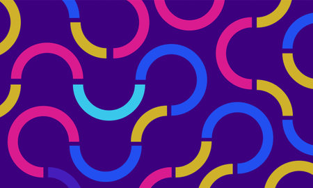 Purple pink and blue abstract geometric background Modern shape dot style vector designのイラスト素材