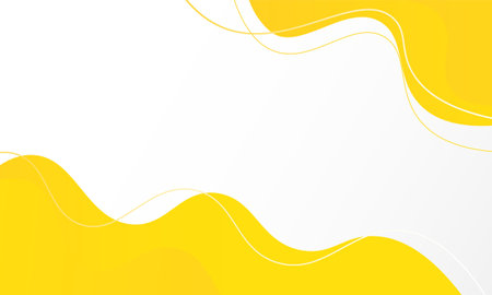 Abstract liquid shape yellow orange template banner with gradient color dot technology background Design with vector designのイラスト素材