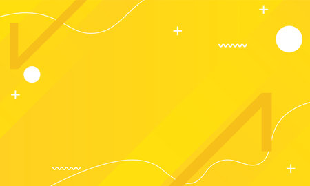 Abstract yellow orange colorful template banner with gradient color and small polka dot technology black and dark background Design with liquid shape vector designのイラスト素材