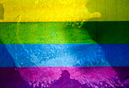 abstract LGBT flag as a symbol of equality and unityの写真素材