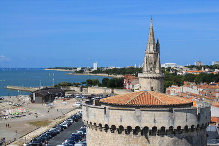 Vieux port de La Rochelle, Franceの写真素材