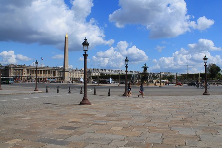 Place of Concorde in Paris, Franceのeditorial素材