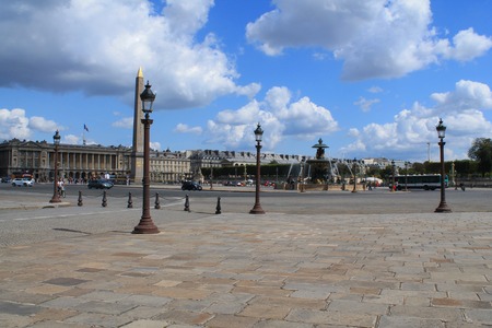 Place of Concorde in Paris, Franceのeditorial素材