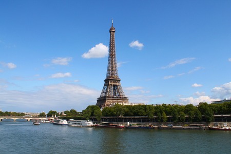 Eiffel tower in Paris, Franceの写真素材