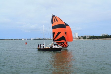 Sail boat in La Rochelle, Franceの写真素材