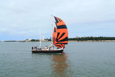 Sail boat in La Rochelle, Franceの写真素材