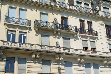 Architectural style in Geneva, Switzerlandの写真素材