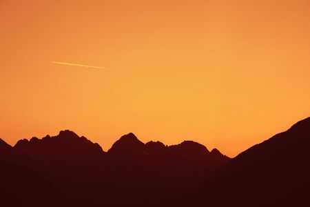 Alpine Sunrise, Austria - Tyrolの写真素材