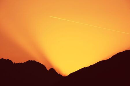 Alpine Sunrise, Austria - Tyrolの写真素材