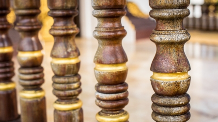 The Od Brown Balusters の写真素材