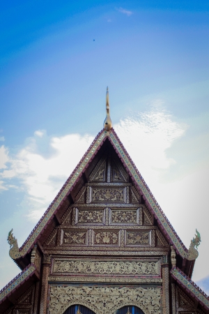 Monastery, Wat Pha Sing, Chiangrai Thailandの写真素材