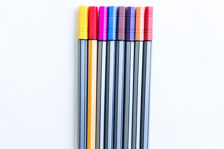 Colorful markers pens