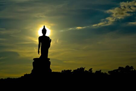 Phutthamonthon; Buddhist park in Nakhon Pathom, Thailandの写真素材