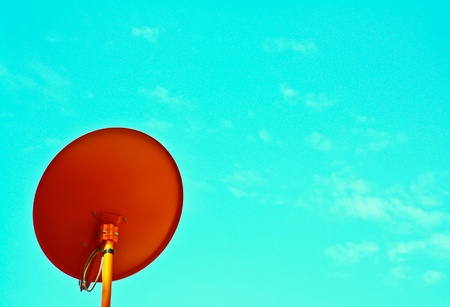 Satellite dish in bangkok thailandの写真素材